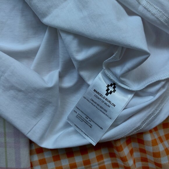 Marcelo Burlon County of Milan White Short-Sleeve T-Shirt - Picture 5 of 7